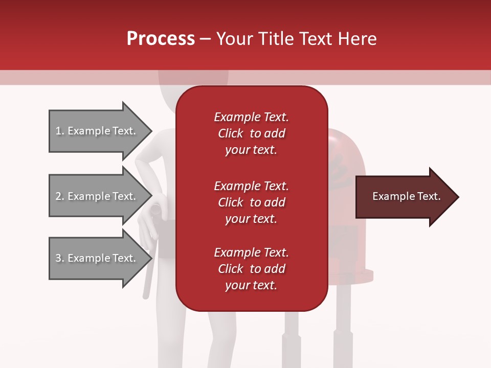 A Person Standing Next To A Mailbox PowerPoint Template