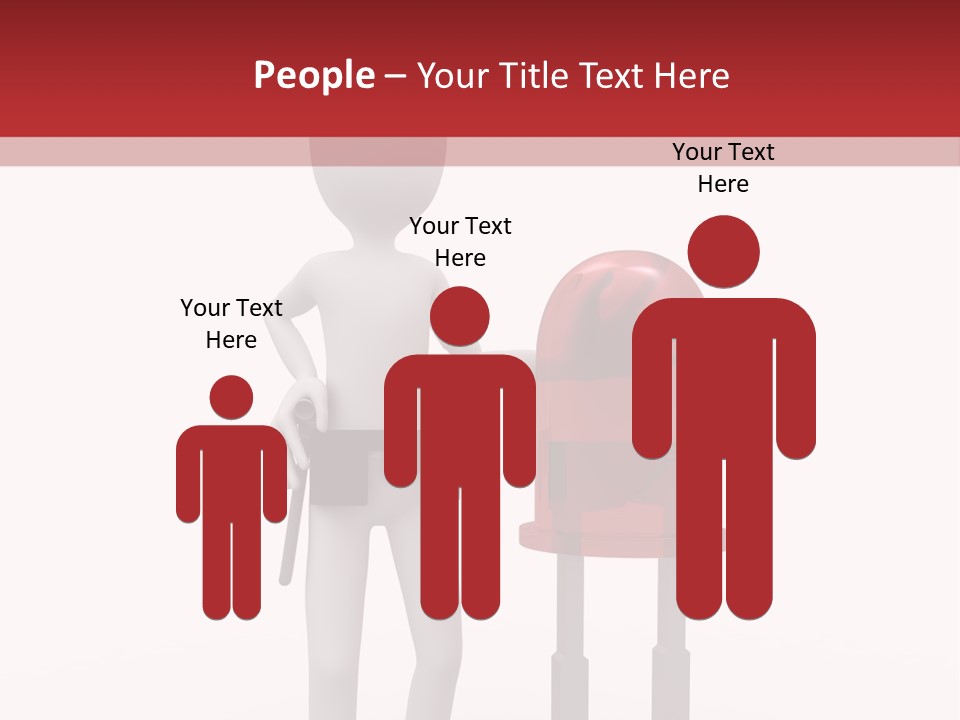 A Person Standing Next To A Mailbox PowerPoint Template