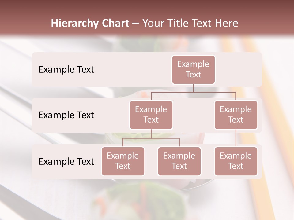A Row Of Sushi On A Table With Chopsticks PowerPoint Template