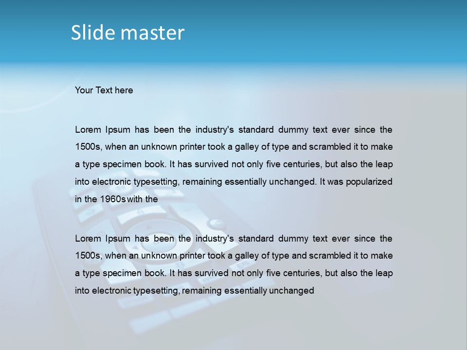 A Cell Phone Sitting On Top Of A Table PowerPoint Template