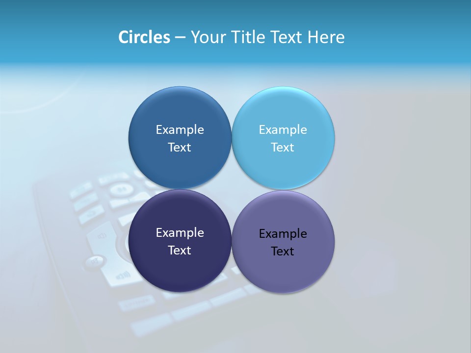 A Cell Phone Sitting On Top Of A Table PowerPoint Template
