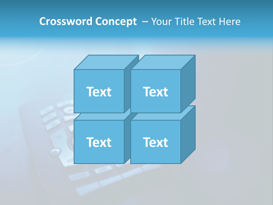 A Cell Phone Sitting On Top Of A Table PowerPoint Template