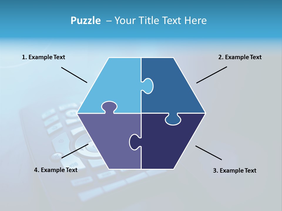 A Cell Phone Sitting On Top Of A Table PowerPoint Template