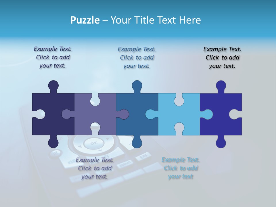 A Cell Phone Sitting On Top Of A Table PowerPoint Template