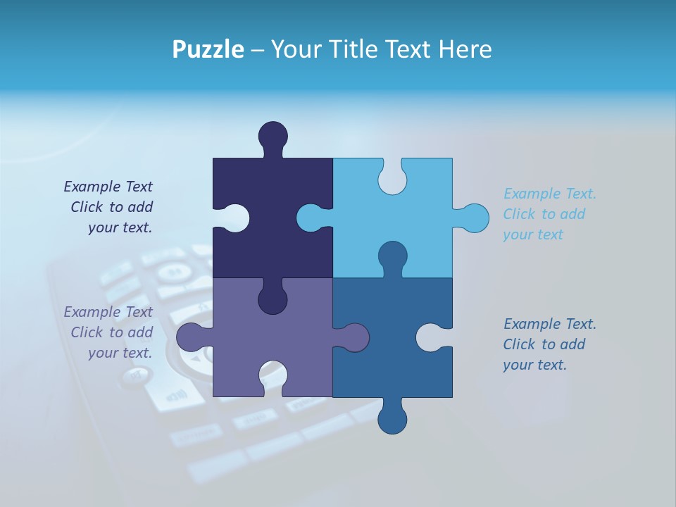 A Cell Phone Sitting On Top Of A Table PowerPoint Template