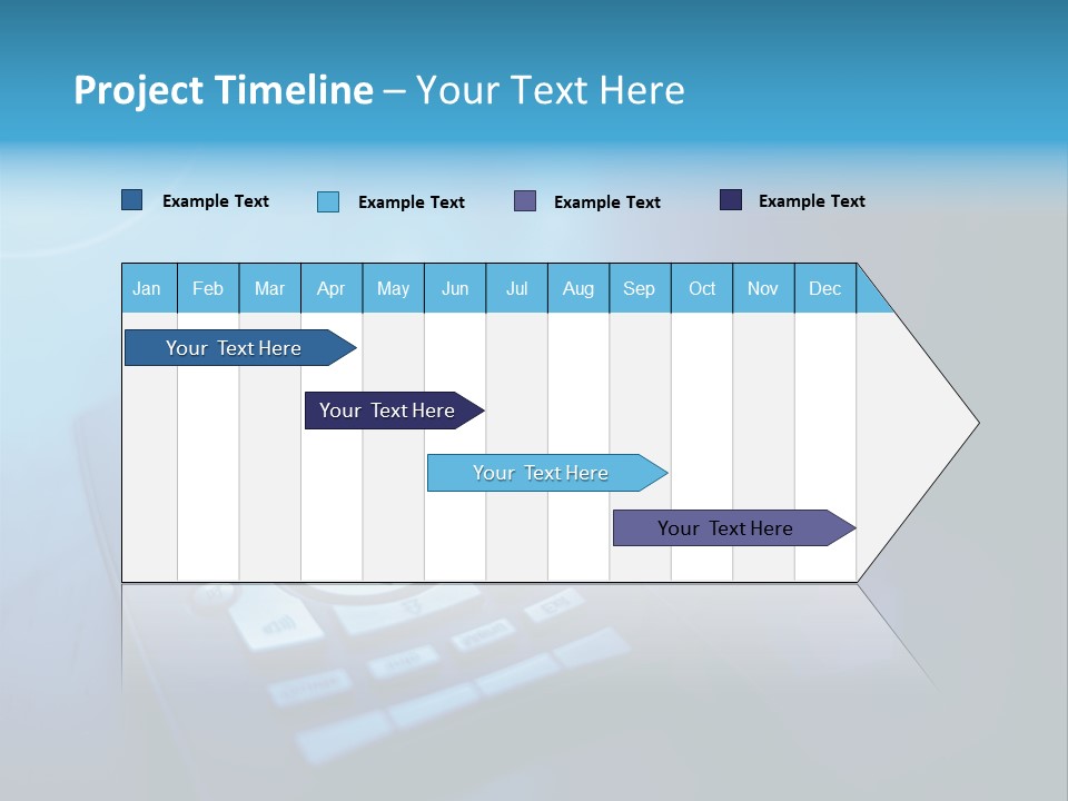 A Cell Phone Sitting On Top Of A Table PowerPoint Template