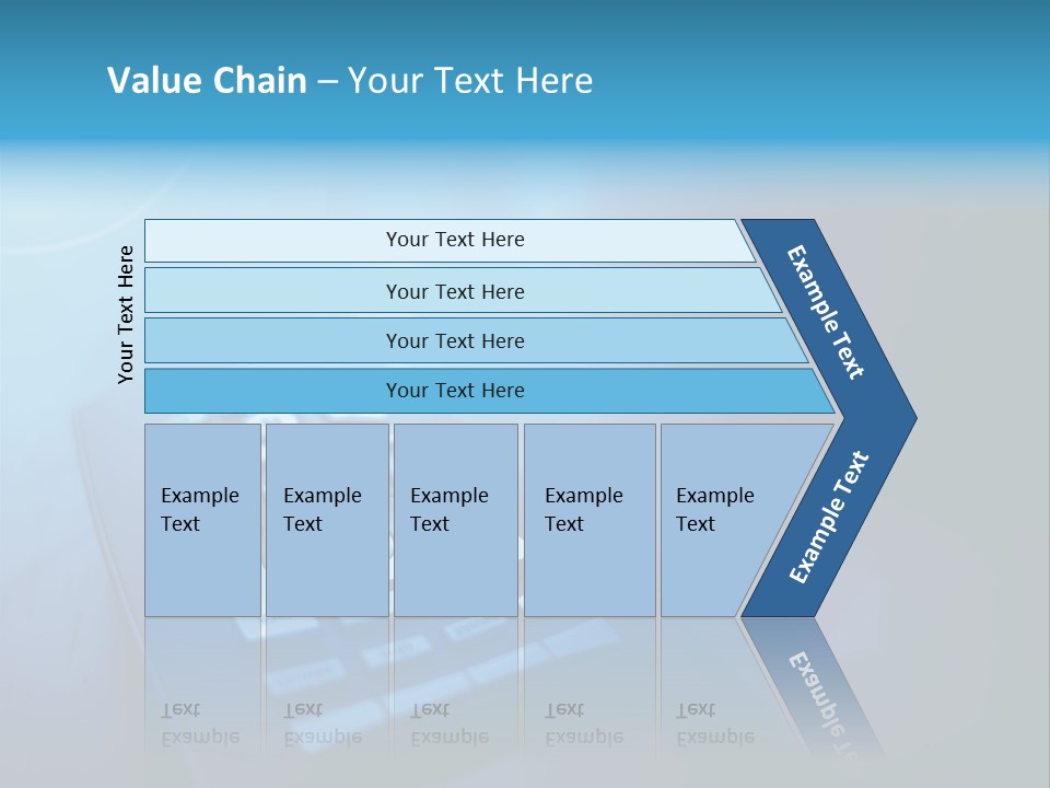 A Cell Phone Sitting On Top Of A Table PowerPoint Template