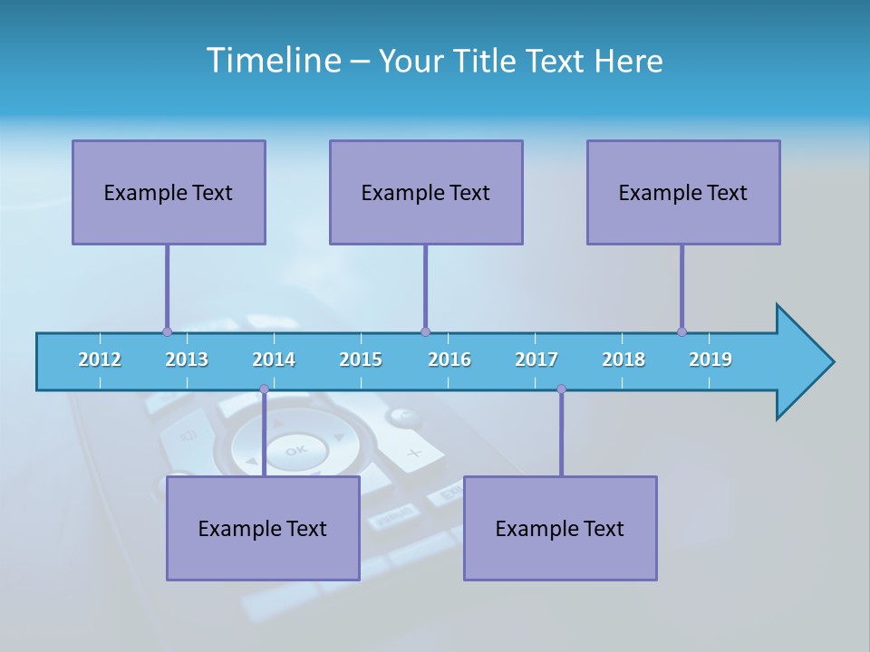 A Cell Phone Sitting On Top Of A Table PowerPoint Template