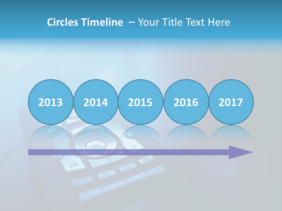 A Cell Phone Sitting On Top Of A Table PowerPoint Template