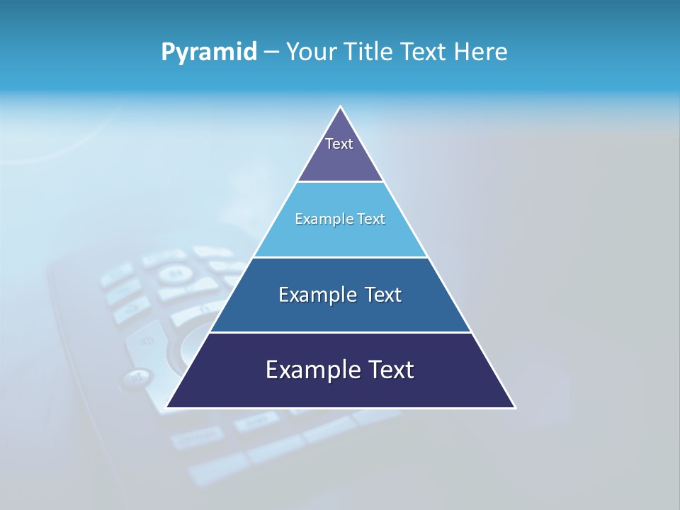 A Cell Phone Sitting On Top Of A Table PowerPoint Template