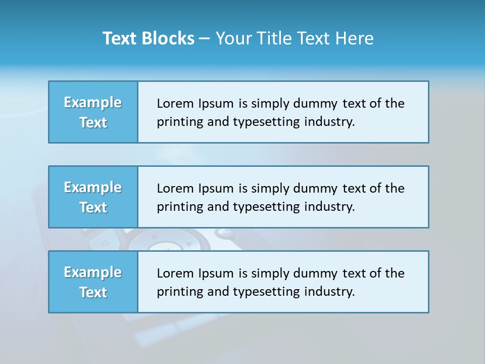 A Cell Phone Sitting On Top Of A Table PowerPoint Template