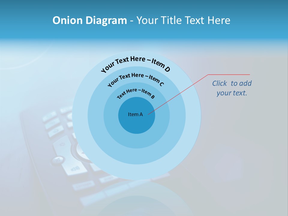 A Cell Phone Sitting On Top Of A Table PowerPoint Template
