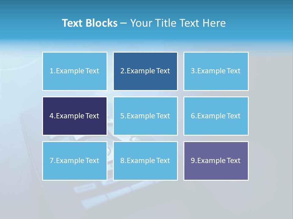 A Cell Phone Sitting On Top Of A Table PowerPoint Template