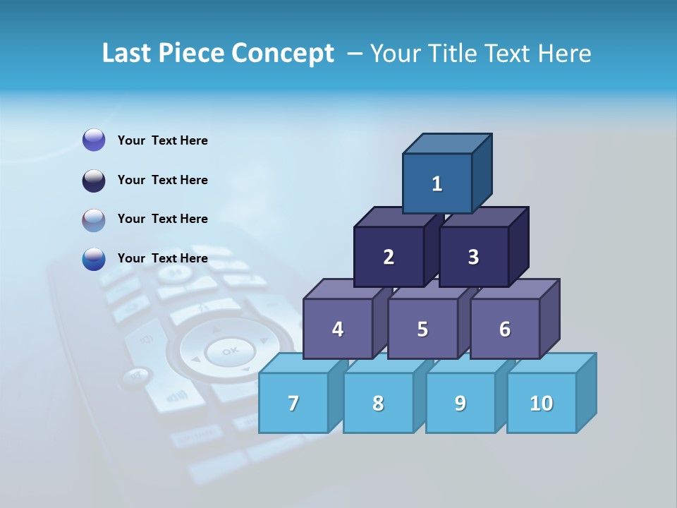A Cell Phone Sitting On Top Of A Table PowerPoint Template