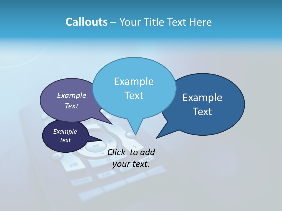 A Cell Phone Sitting On Top Of A Table PowerPoint Template