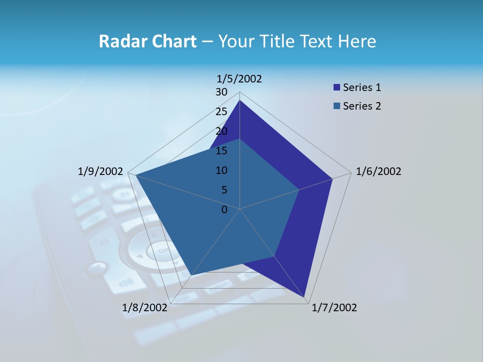 A Cell Phone Sitting On Top Of A Table PowerPoint Template