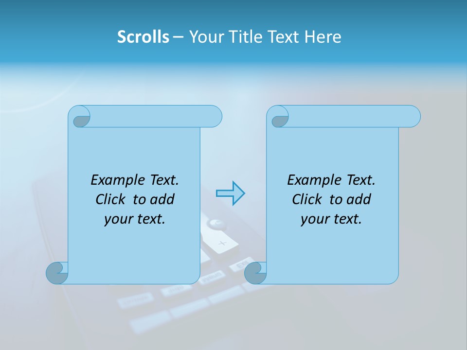 A Cell Phone Sitting On Top Of A Table PowerPoint Template