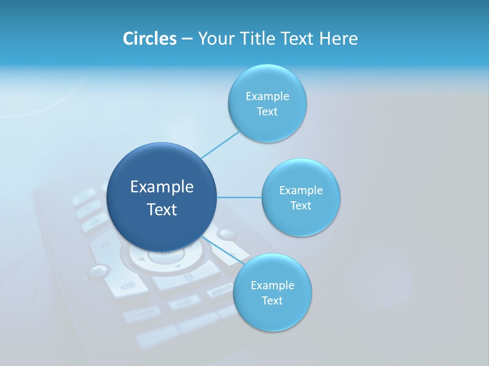 A Cell Phone Sitting On Top Of A Table PowerPoint Template