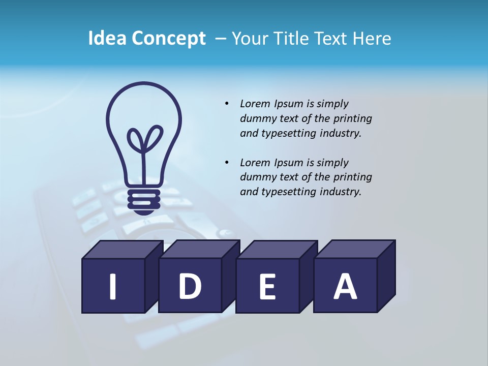 A Cell Phone Sitting On Top Of A Table PowerPoint Template
