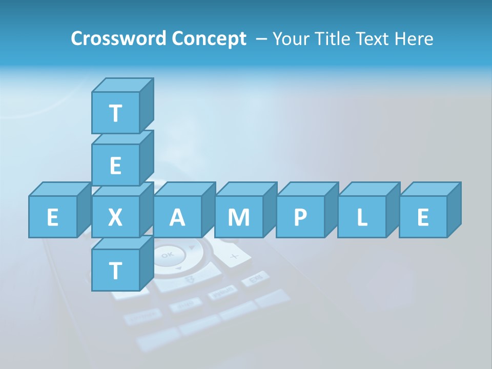 A Cell Phone Sitting On Top Of A Table PowerPoint Template