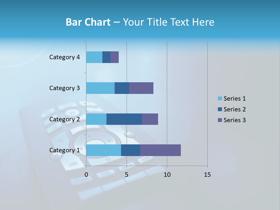 A Cell Phone Sitting On Top Of A Table PowerPoint Template