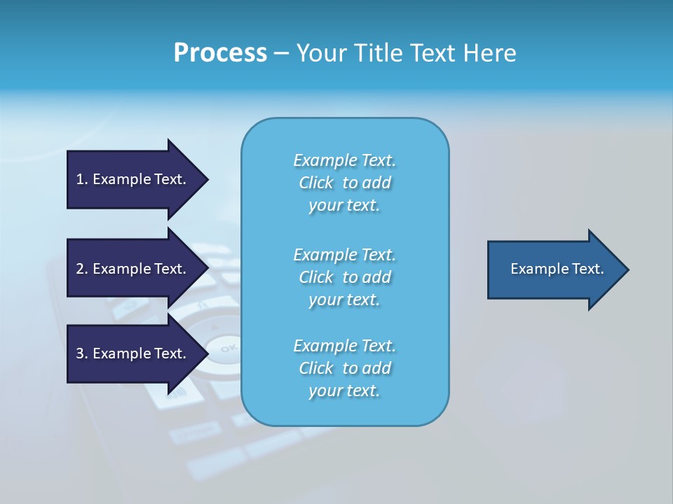 A Cell Phone Sitting On Top Of A Table PowerPoint Template