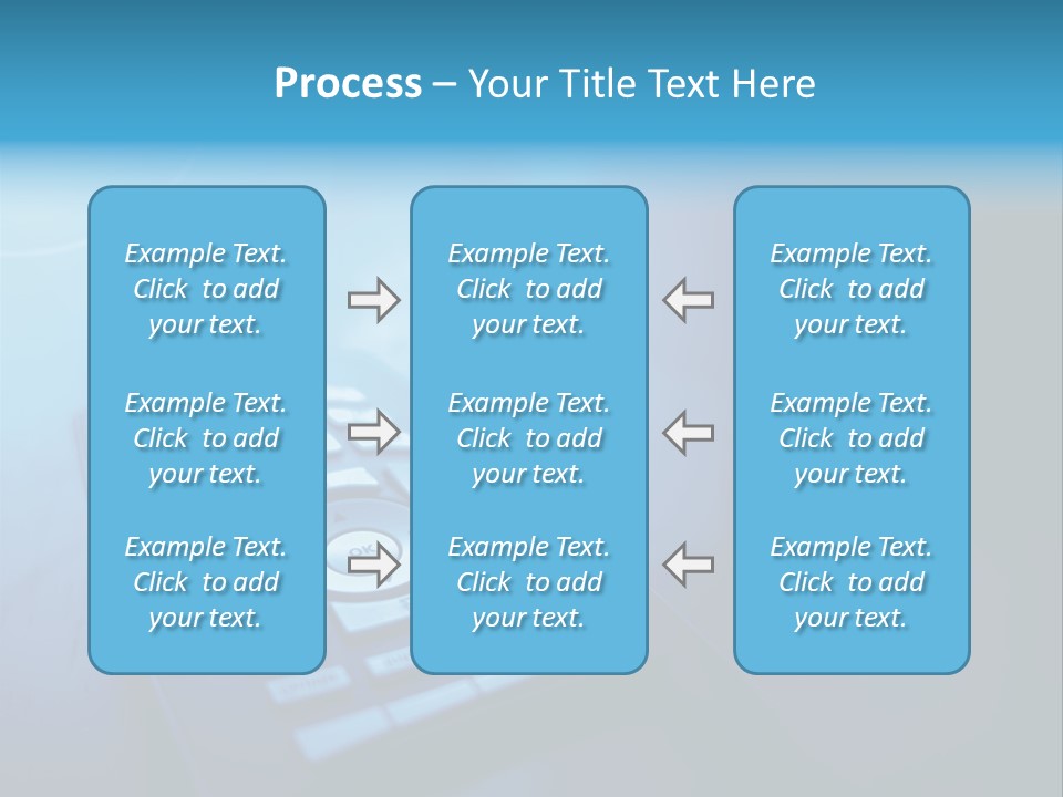 A Cell Phone Sitting On Top Of A Table PowerPoint Template