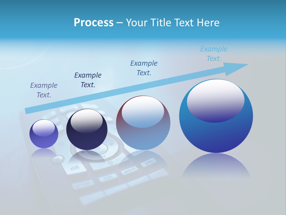 A Cell Phone Sitting On Top Of A Table PowerPoint Template