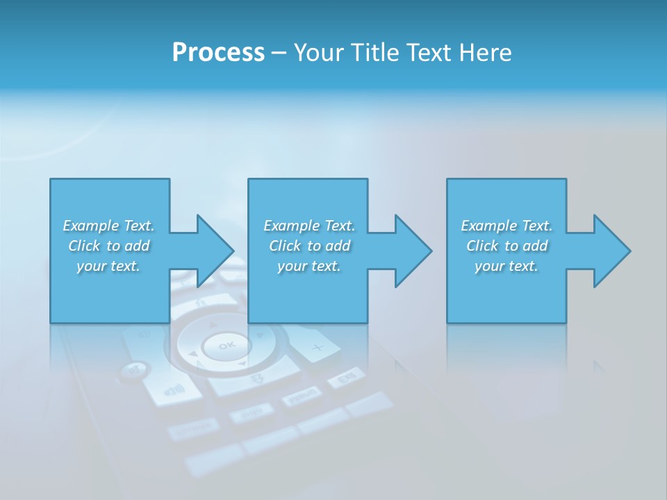 A Cell Phone Sitting On Top Of A Table PowerPoint Template