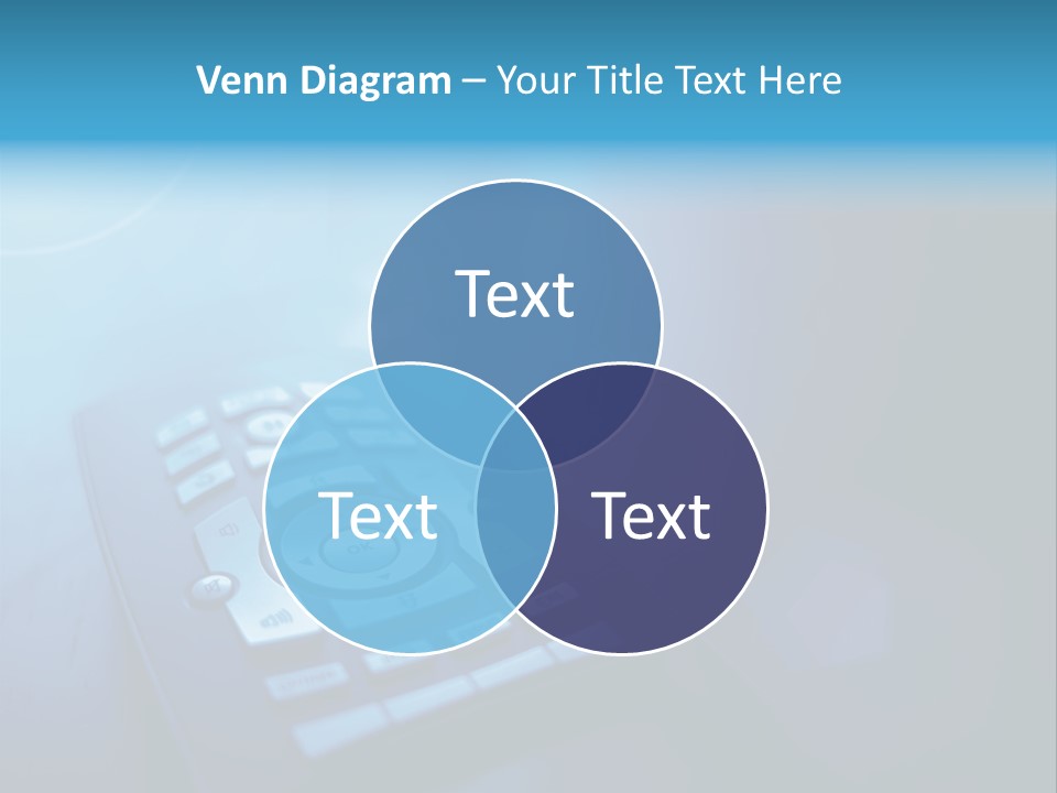 A Cell Phone Sitting On Top Of A Table PowerPoint Template