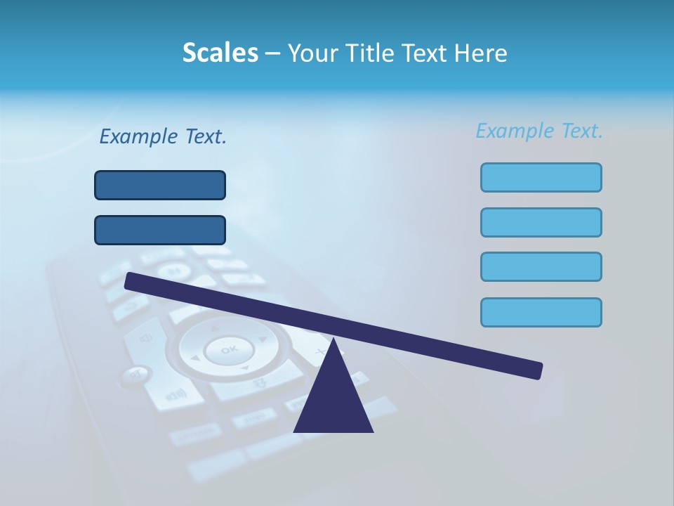 A Cell Phone Sitting On Top Of A Table PowerPoint Template