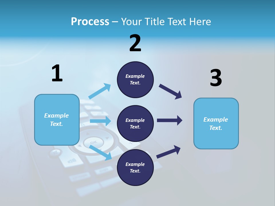 A Cell Phone Sitting On Top Of A Table PowerPoint Template