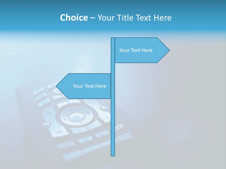 A Cell Phone Sitting On Top Of A Table PowerPoint Template