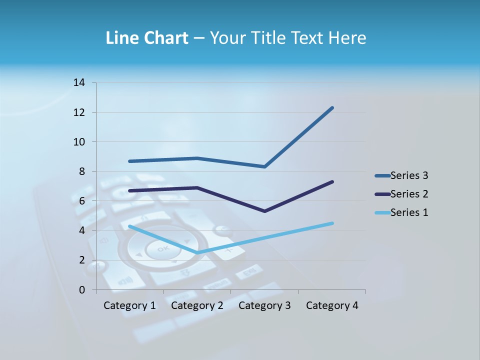 A Cell Phone Sitting On Top Of A Table PowerPoint Template