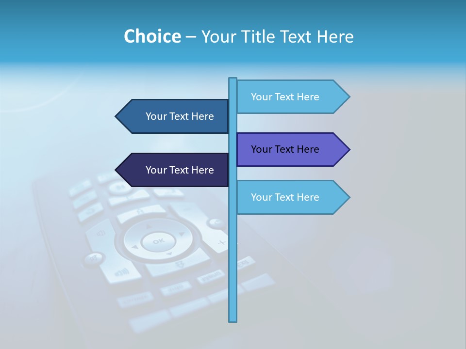 A Cell Phone Sitting On Top Of A Table PowerPoint Template