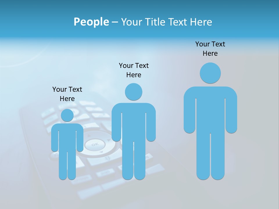 A Cell Phone Sitting On Top Of A Table PowerPoint Template