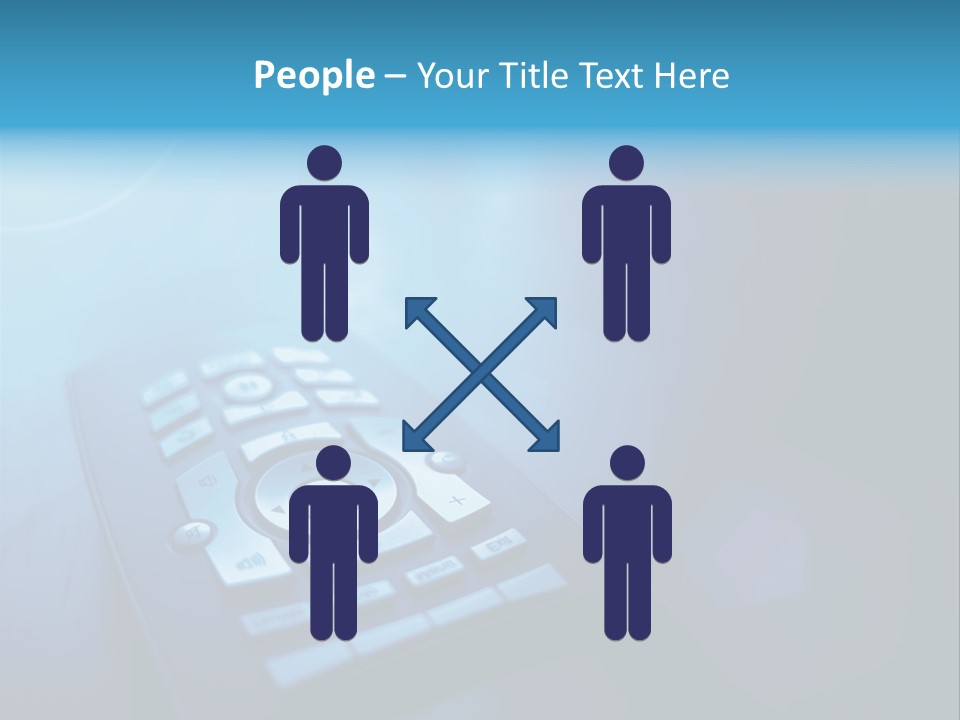 A Cell Phone Sitting On Top Of A Table PowerPoint Template