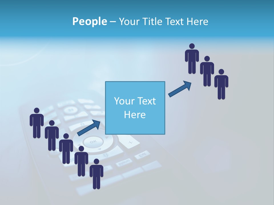 A Cell Phone Sitting On Top Of A Table PowerPoint Template