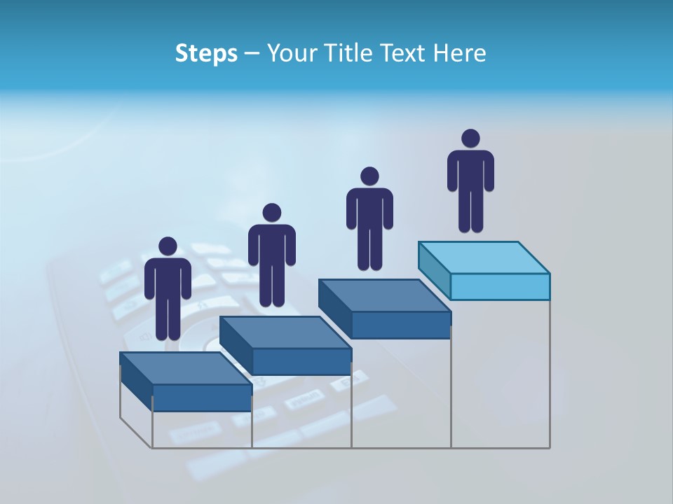 A Cell Phone Sitting On Top Of A Table PowerPoint Template