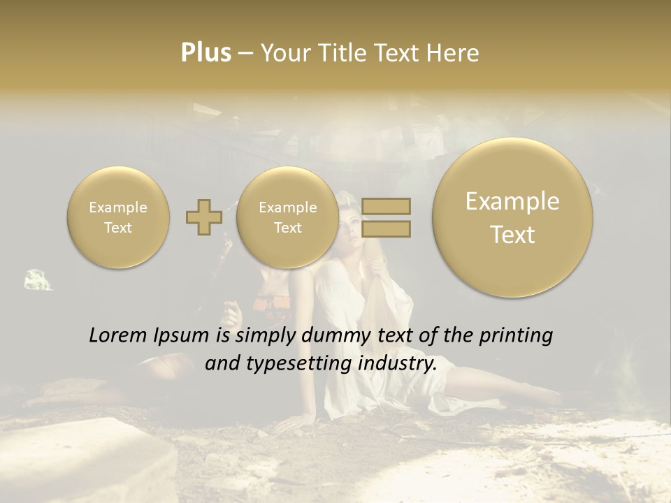 Hair Woman Glamour PowerPoint Template