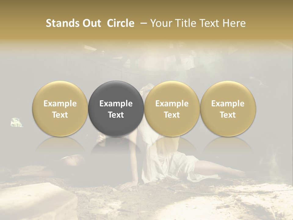 Hair Woman Glamour PowerPoint Template