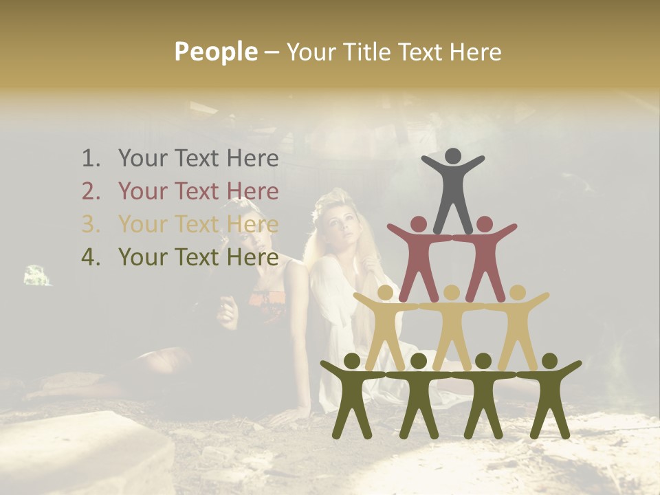 Hair Woman Glamour PowerPoint Template