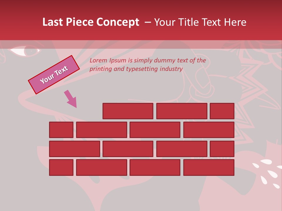 Punch Conceptual Glove PowerPoint Template