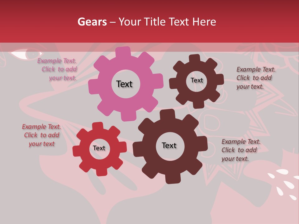 Punch Conceptual Glove PowerPoint Template