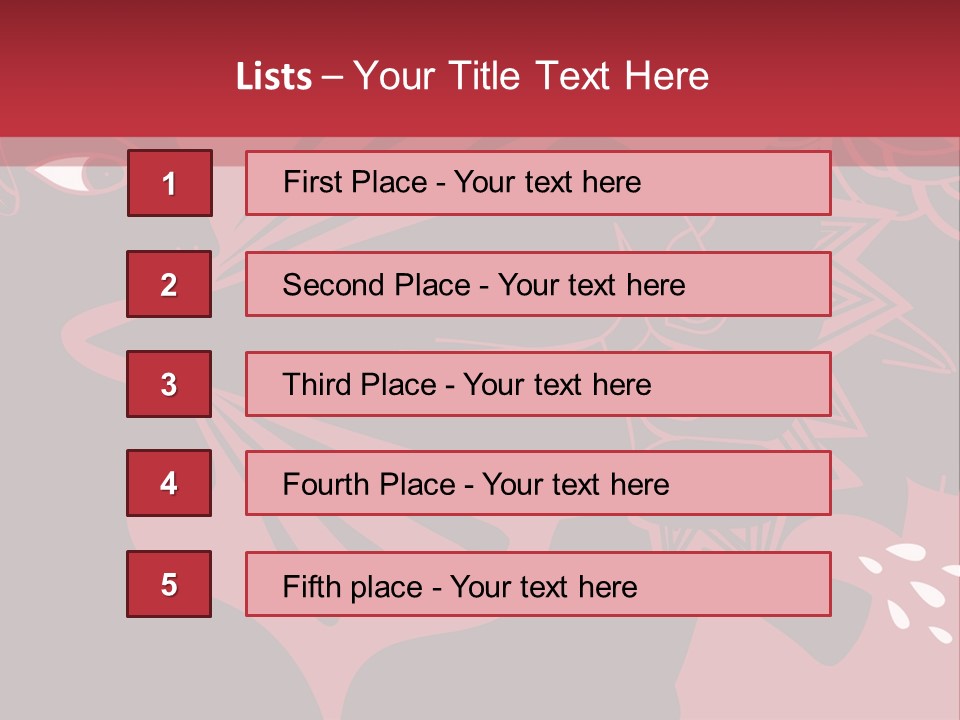 Punch Conceptual Glove PowerPoint Template