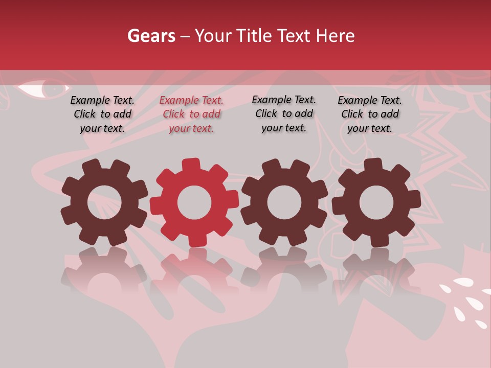 Punch Conceptual Glove PowerPoint Template