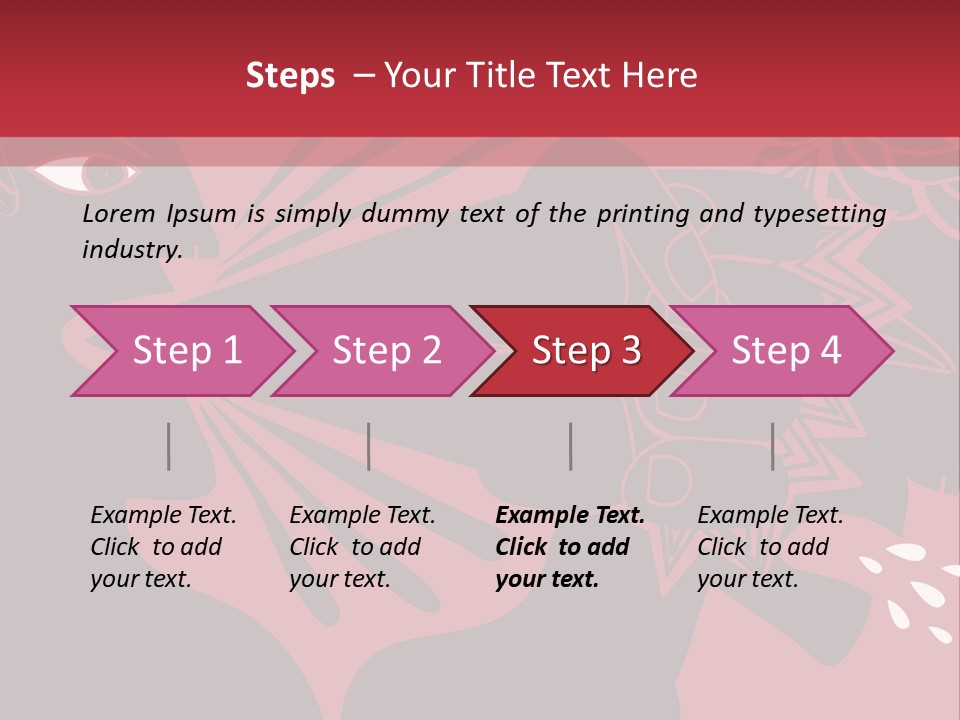 Punch Conceptual Glove PowerPoint Template