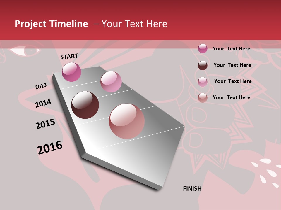 Punch Conceptual Glove PowerPoint Template