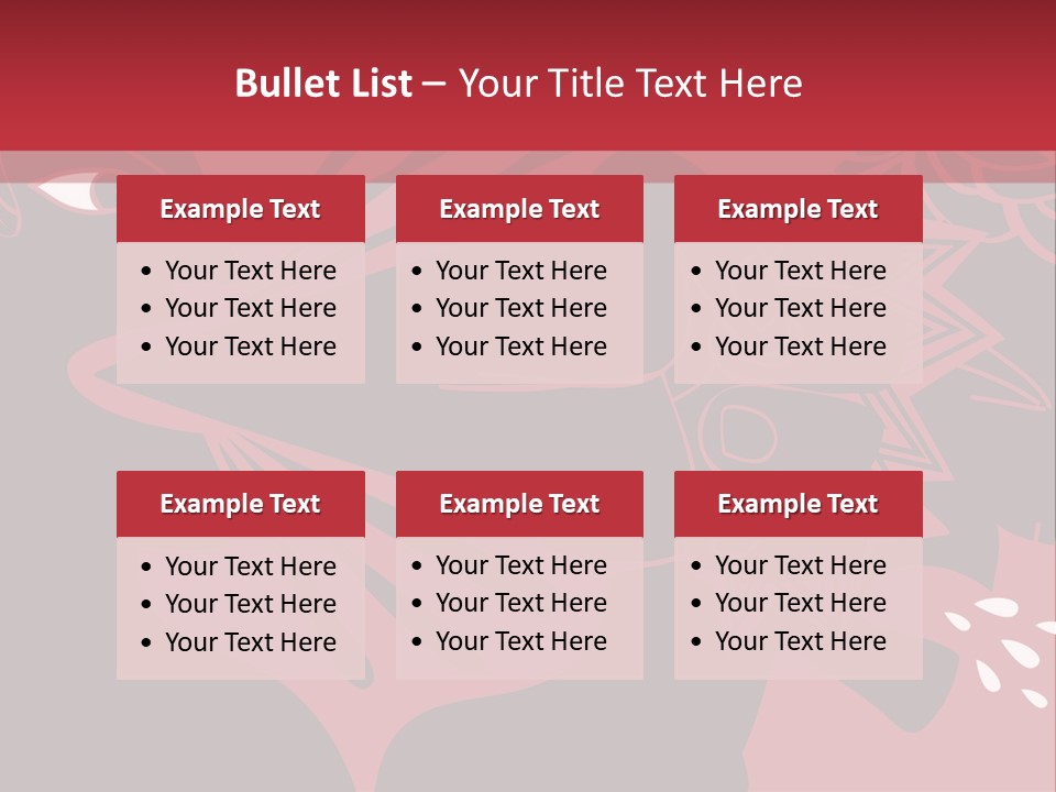 Punch Conceptual Glove PowerPoint Template