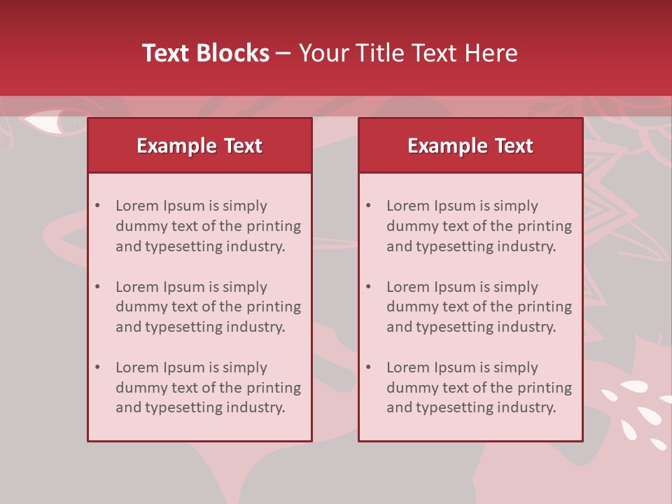 Punch Conceptual Glove PowerPoint Template